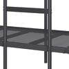vidaXL Lit superposé sans matelas noir 75x190 cm acier