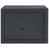 vidaXL Coffre-fort avec verrouillage Gris fonc&eacute; 23 x 17 x 17 cm Acier