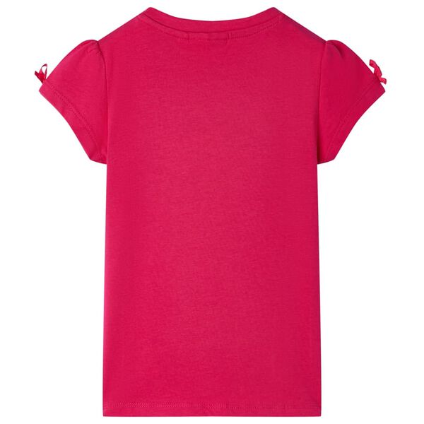 T-shirt pour enfants rose vif 140