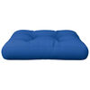 vidaXL Coussin de palette bleu 58x58x10 cm tissu