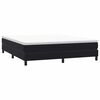vidaXL Sommier &agrave; lattes de lit sans matelas noir 180x210 cm velours