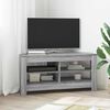 vidaXL MeubleTVd'Angle Gris Sonoma 102 x 40,5 x 45 cm