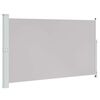vidaXL Auvent lat&eacute;ral r&eacute;tractable de patio 180x300 cm Gris