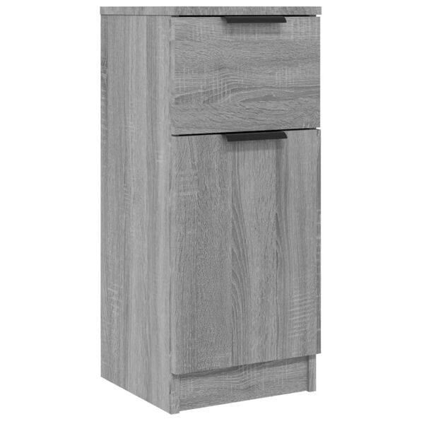 vidaXL Buffet Sonoma gris 30x30x70 cm Bois d'ing&eacute;nierie