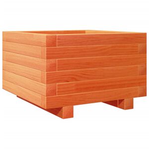 vidaXL Jardini&egrave;re cire marron 40x40x26,5 cm bois de pin massif