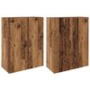 vidaXL Armoire Murale 2 pcs Bois ancien 69,5 x 34 x 90 cm