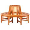 vidaXL Banc d'arbre &Oslash; 160 cm Bois