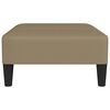vidaXL Repose-pied Cappuccino 78x56x32 cm Similicuir