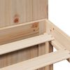 vidaXL Lit biblioth&egrave;que sans matelas 120x190 cm bois de pin massif