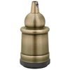 vidaXL Douilles de lampe 2 pcs bronze E27