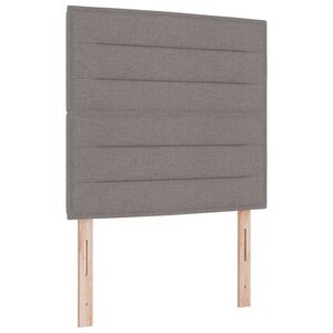 vidaXL T&ecirc;te de lit avec t&ecirc;te de lit Taupe 80 cm Cuir synth&eacute;tique