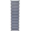 vidaXL Armoire &agrave; chaussures avec 10 compartiments Noir