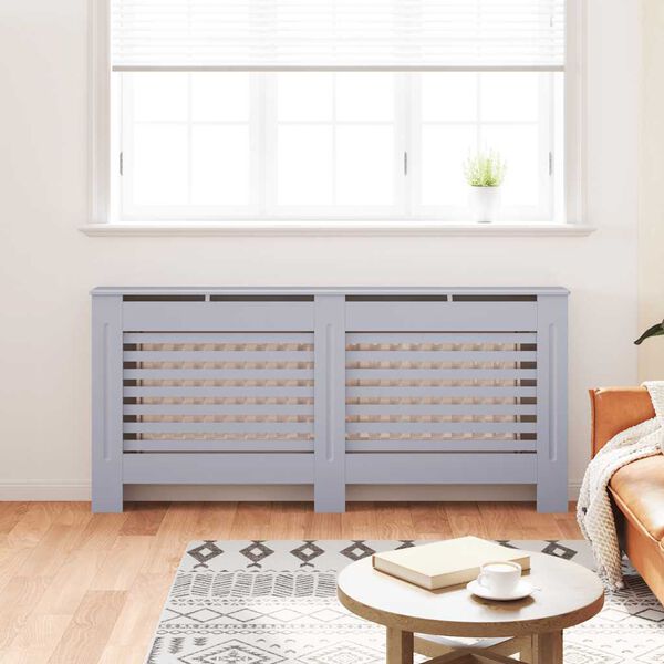 vidaXL Cache-radiateur anthracite 172x19x81,5 cm MDF
