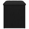 vidaXL Banc de rangement Ch&ecirc;ne noir 62 x 42 x 45 cm Bois d'ing&eacute;nierie