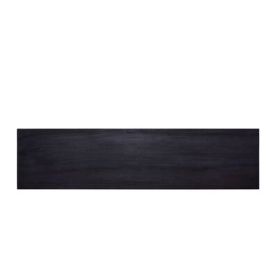 vidaXL Table console Noir 120x30x75 cm Bois d'acajou massif