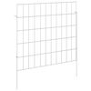 vidaXL Cl&ocirc;ture de jardin avec piquets 24 pc 55 x 50 cm Acier galvanis&eacute;