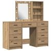 vidaXL Table de Toilette 3 pcs Marron 40 x 41 x 135 cm