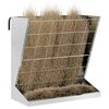 vidaXL Distributeur de Foin Argent 71 x 33 x 70 cm Acier galvanis&eacute;