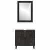 vidaXL Ensemble d'armoires de salle de bain 2 pcs bois manguier massif