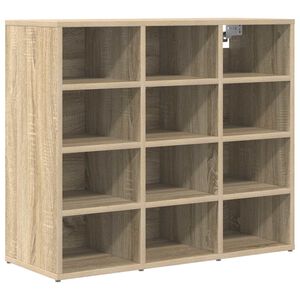 vidaXL Cabinet &agrave; chaussures 77,5 x 30 x 67 cm Bois d'ing&eacute;nierie
