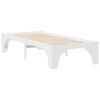 vidaXL Cadre de lit Blanc 90 x 200 cm Pin massif
