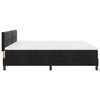 vidaXL Lit &agrave; ressort LED avec matelas Noir 200 x 200 cm Velours