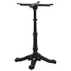 vidaXL Pied de table de bistro noir 52x52x72 cm fonte