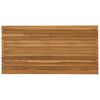 vidaXL Plateau de table 110 x 55 x 3,5 cm Rectangulaire Naturel