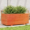 vidaXL Jardini&egrave;re cire marron 110x60x49,5 cm bois de pin massif