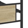 vidaXL Cadre de lit sans matelas ch&ecirc;ne sonoma 107x203 cm