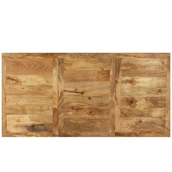 vidaXL Table &agrave; manger Bois de manguier massif 180 cm
