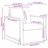vidaXL Ensemble de Canap&eacute;s 2 pcs Gris fonc&eacute; 198 x 78 x 80 cm Velours
