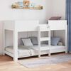 vidaXL Lit Superpos&eacute; pour Enfants Blanc 90 x 200 cm Bois d'ing&eacute;nierie