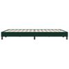 vidaXL Sommier &agrave; lattes de lit sans matelas vert fonc&eacute; 160x220cm