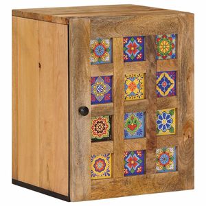 vidaXL Cabinet de Salle de Bain Suspendu Naturel 38 x 33,5 x 48 cm