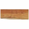 vidaXL &Eacute;tag&egrave;re murale rectangulaire massif acacia bordure assortie