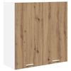 vidaXL Armoire suspendue avec stockage Ch&ecirc;ne artisanal 80 x 31 x 80 cm