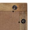vidaXL Miroir salle de bain marron 50x70x2,5 cm bois de manguier