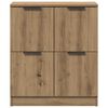 vidaXL Buffet ch&ecirc;ne artisanal 60x30x70 cm bois d'ing&eacute;nierie