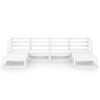 vidaXL Salon de jardin 6 pcs bois de pin massif