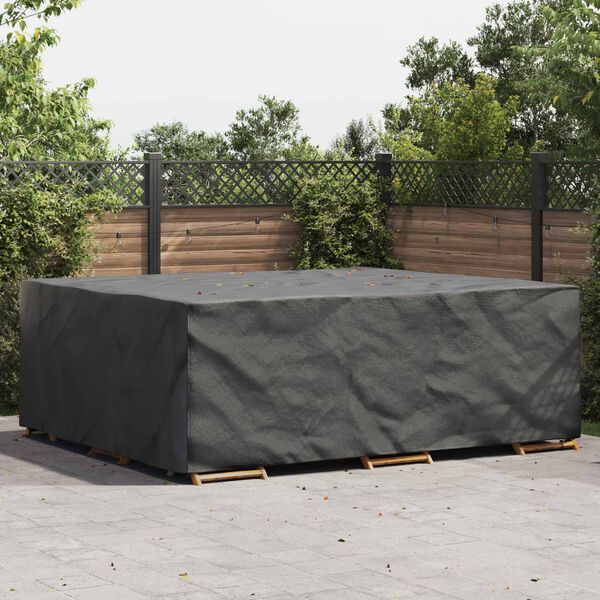 vidaXL Housse pour meubles Uni Noir 300 x 250 x 100 cm 420D