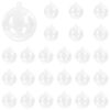 vidaXL Ensemble de boules de No&euml;l 25 pc Transparent Diam. 8 cm