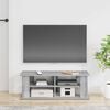 vidaXL Support de t&eacute;l&eacute;vision Gris Sonoma 96 x 35 x 33,5 cm