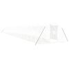 vidaXL Serre avec cadre en acier blanc 72 m&sup2; 24x3x2 m