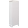 vidaXL Ensemble de meubles de salle de bain 5 pcs Bois solide Blanc