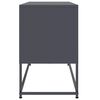vidaXL Meuble TV anthracite 100,5x39x60,5 cm acier