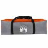 vidaXL Tente Tipi familiale Tipi Gris et orange 466 x 310 x 240 cm