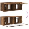 vidaXL Ensemble de meuble TV mural 4 pcs Bois ancien Bois d'ing&eacute;nierie