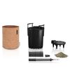 LECHUZA Jardini&egrave;re TRENDCOVER 23 Cork ALL-IN-ONE Naturel clair