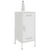 vidaXL Buffets 2 pcs blanc 36x39x79 cm acier